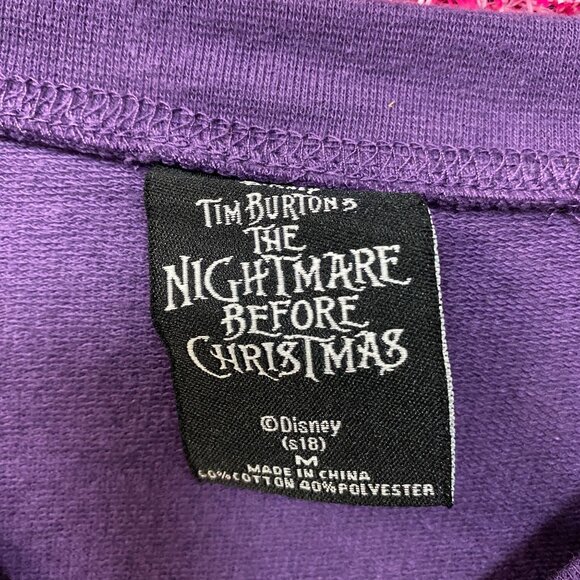 Disney The Nightmare Before Christmas Jack and Sally Ombre Sweatshirt Medium - Picture 4 of 4